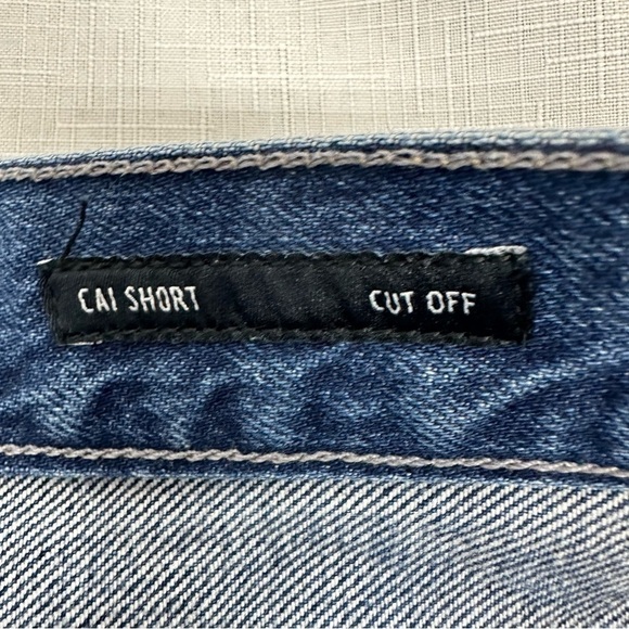 EDWIN Women's Size 25 Cai Cut Off Denim Jean Shorts - Picture 12 of 15